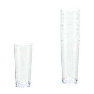 Mini Copos de Vinho em Plástico Transparente - 71 ml