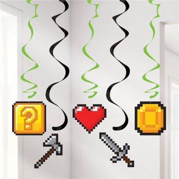 Gamer on decorações de suspensão do redemoinho