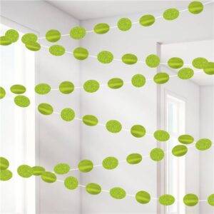 Decorações de corda de suspensão de glitter preto