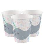 Copos de Papel Narwhal - 250 ml