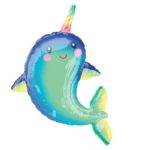 Balão Narwhal SuperShape - Folha de 39 "