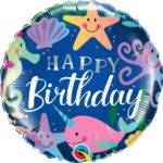 Balão de foil " Happy Birthday 18"