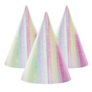 Balão de aniversário Pastel Ombre & Estrelas - folha de 18 "