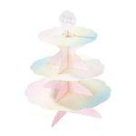 CUPCAKE STAND 3 ANDARES BOLAS ROSA