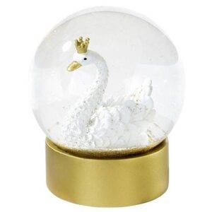 Globo de neve cisne - 12 cm