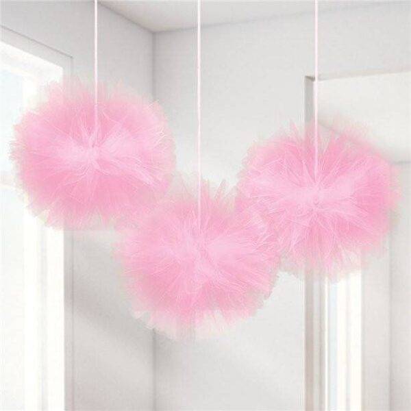 Decoração de tule rosa novo fofo