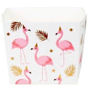 Tigelas de papel flamingo