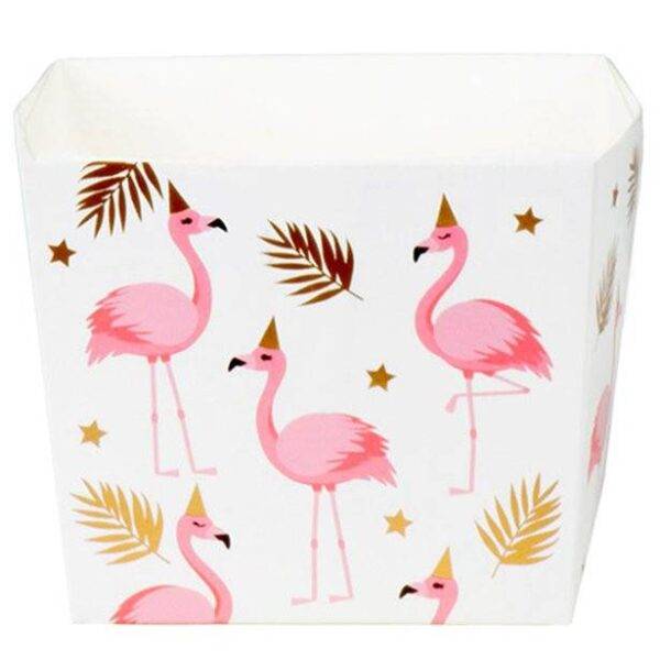 Tigelas de papel flamingo