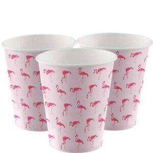 Copos de Papel Flamingo Paradise - 250 ml