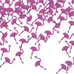 Confete de mesa de festa flamingo - 14 g