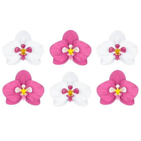 Decorações com Flores em Orquídea - 8,5 cm