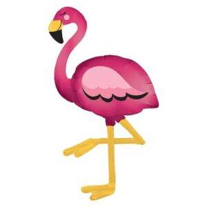 Balão Flamingo Airwalker - folha de 68"