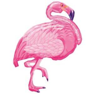 Balão SuperShape Flamingo Rosa - Folha de 35 "