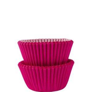Formas Mini Cupcakes Rosa Quente - 3 cm