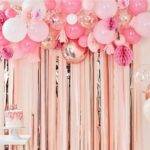 Kit de decoração de guirlanda de balão rosa