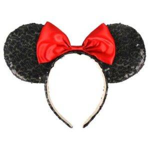 Diadema premium lantejoulas Minnie Disney