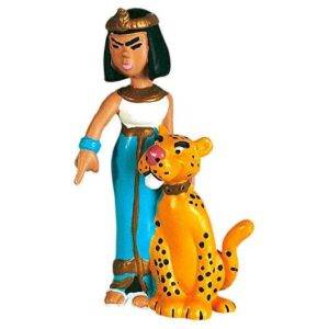Figura Rainha Cleopatra de Egipto Asterix El Galo 6 cm