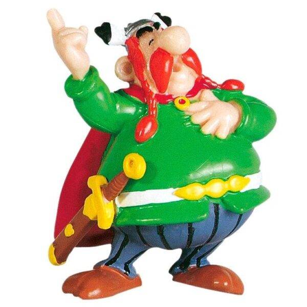 Figura Jefe Abraracurcix Asterix El Galo 6 cm