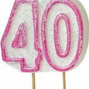 VELA ANIVERSÁRIO REBORDO Nº 40