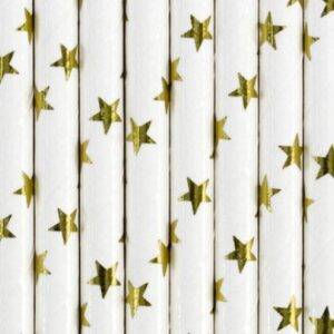 10 PALHINHAS DE PAPEL ESTRELAS