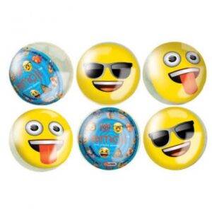 6 BOLAS SALTITONAS EMOJI