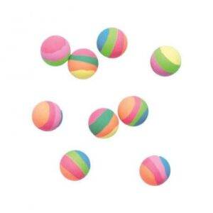 8 BOLAS SALTITONAS RISCAS PASTEL