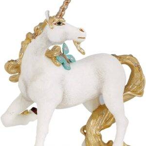 Figura Colecionável Unicórnio Dourado