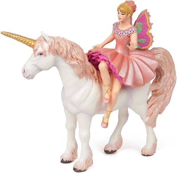 Figura Colecionável Bailarina c/ Unicórnio