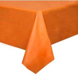 TOALHA DE MESA COMPACTA LARANJA 1,37 X 2,74 M