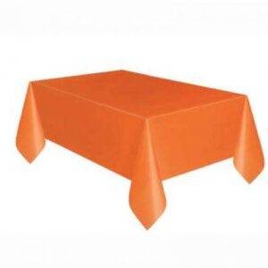 TOALHA DE MESA LARANJA 1,37 X 2,74 M