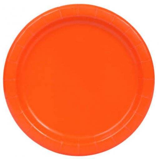 20 PRATOS 18 CM LARANJA