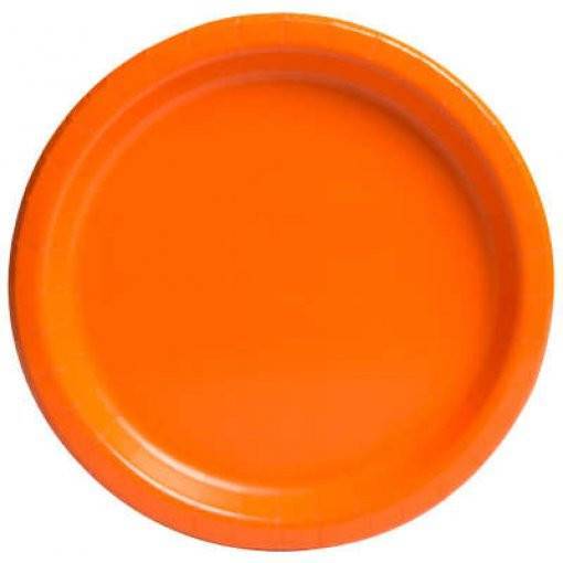 16 PRATOS 23 CM LARANJA