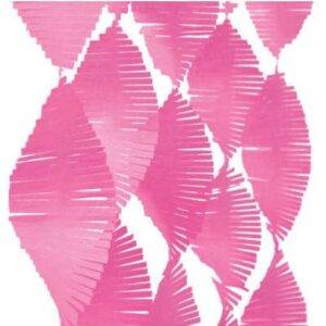 FRANJA DECORATIVA PAPEL 2,75 M ROSA CHOQUE