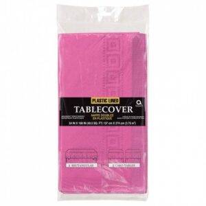TOALHA DE MESA PAPEL 1,37 X 2,75 M ROSA CHOQUE