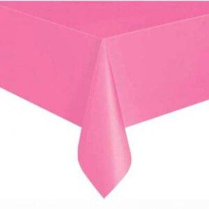 TOALHA DE MESA COMPACTA ROSA CHOQUE 1,37 X 2,74 M