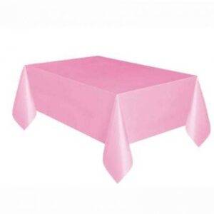 TOALHA DE MESA ROSA CLARO 1,37 X 2,74 M