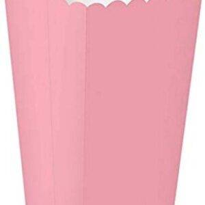 10 CAIXAS DE PIPOCAS LARGE ROSA CLARO