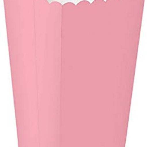 10 CAIXAS DE PIPOCAS LARGE ROSA CLARO