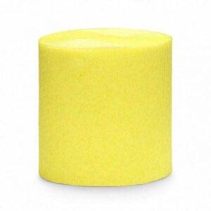 4 FITAS CREPE 5 CM/10 M AMARELO CLARO