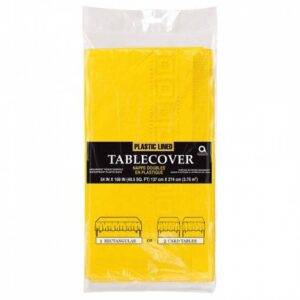 TOALHA DE MESA PAPEL 1,37 X 2,75 M AMARELO