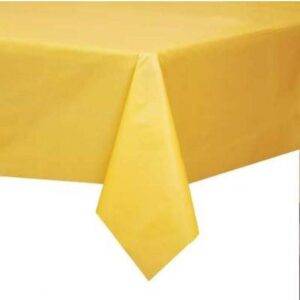 TOALHA DE MESA COMPACTA AMARELO 1,37 X 2,74 M