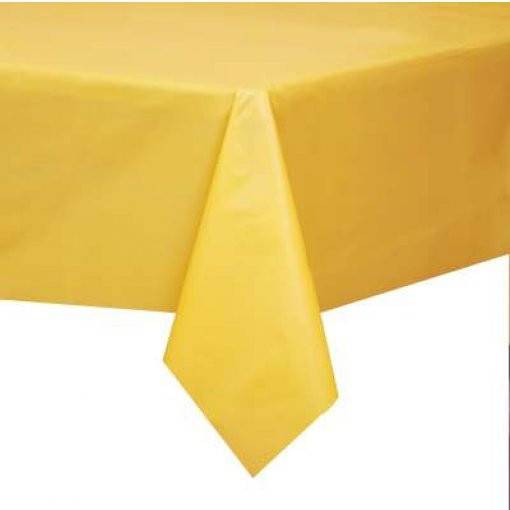 TOALHA DE MESA COMPACTA AMARELO 1,37 X 2,74 M