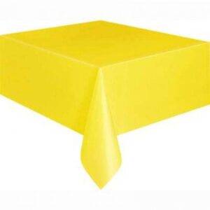 TOALHA DE MESA AMARELO 1,37 X 2,74 M