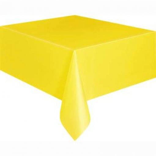 TOALHA DE MESA AMARELO 1,37 X 2,74 M