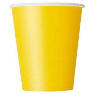 8 COPOS 267 ML AMARELO