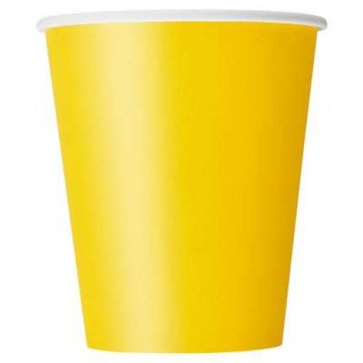 8 COPOS 267 ML AMARELO