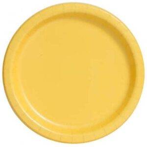 8 PRATOS 18 CM AMARELO