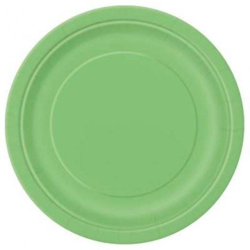 8 PRATOS 23 CM VERDE LIMA