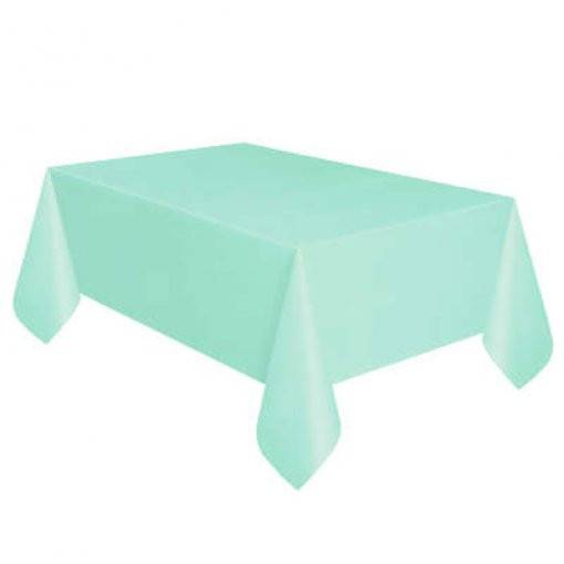 TOALHA DE MESA VERDE MENTA 1,37 X 2,74 M