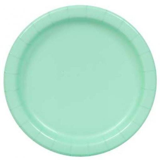 16 PRATOS 23 CM VERDE MENTA